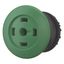 Mushroom actuator, RMQ-Titan, Mushroom, momentary, Mushroom green, Without button plate, Bezel: black thumbnail 2