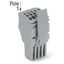 1-conductor female connector Push-in CAGE CLAMP® 1.5 mm² gray thumbnail 2