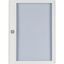 Surface mounted steel sheet door white, transparent with Profi Line handle for 24MU per row, 4 rows thumbnail 4