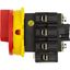 Main switch, P3, 63 A, flush mounting, 3 pole + N, Emergency switching off function, With red rotary handle and yellow locking ring, Lockable in the 0 thumbnail 15