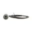 Pushbutton, Flat, momentary, 2 NC, Cable (black) with non-terminated end, 4 pole, 1 m, Without button plate, Bezel: titanium thumbnail 8