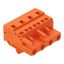 1-conductor female connector CAGE CLAMP® 2.5 mm² orange thumbnail 1