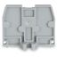 End plate with fixing flange M3 2.5 mm thick gray thumbnail 2
