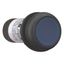 Illuminated pushbutton actuator, Flat, momentary, 1 N/O, Screw connection, LED Blue, Blue, Blank, 230 V AC, Bezel: black thumbnail 6