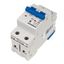 Miniature Circuit Breaker (MCB) AMPARO 10kA, C 1A, 2-pole thumbnail 4