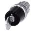 key-operated switch Siemens, 22 mm, round, metal, shiny, special lock, with 3SU1050-5BL11-0AA0-Z Y01 thumbnail 1