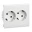 Thorsman - CYB-PS - socket outlet - double slave - 37° - white NCS thumbnail 3