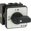 On-Off switch, T0, 20 A, flush mounting, 1 contact unit(s), 2 pole, with black thumb grip and front plate thumbnail 33