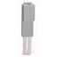 Test plug adapter 5 mm wide for test plug (2.3 mm Ø) gray thumbnail 1
