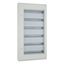 Complete surface-mounted flat distribution board with window, white, 24 SU per row, 6 rows, type C thumbnail 7