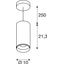 NUMINOS L PD 28W 2430lm 3000K 24ø 230V DALI LED white/black thumbnail 2