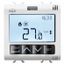 THERMOSTAT WITH HUMIDITY MANAGEMENT - KNX - 2 MODULES - WHITE - CHORUS thumbnail 2