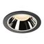NUMINOS® DL XL, Indoor LED recessed ceiling light black/chrome 3000K 40° thumbnail 2