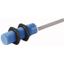Proximity switch, capacitive, Sn=8mm, 1N/O, 3L, NPN, 10-30VDC, M18, insulated material, line 2m thumbnail 1