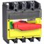switch disconnector, Compact INV400, visible break, 400 A, with red rotary handle and yellow front, 3 poles thumbnail 2