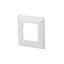 Cover plate 80 x 80 mm pure white, E-DAT C6 thumbnail 1