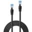 10m Cat.6A S/FTP TPE  Network Cable, Black RJ45, M/M, 500MHz, Copper thumbnail 2