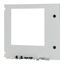 Front door for IZMX40, fixed, HxW=550x600mm, IP55, grey thumbnail 2