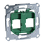 Supporting plates for modular jack connector, green thumbnail 4