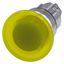 Illuminated mushroom pushbutton, 22 mm, round, metal, shiny, yellow, 40 mm, momentary contact type, with  3SU1051-1BD30-0AA0-Z Y19 thumbnail 2