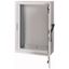 Surface-mounted installation distributor IP55, EP, WxHxD=1100x1160x270mm, white, swivel lever thumbnail 3