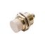 Proximity sensor, inductive, nickel-brass, short body, M30, unshielded thumbnail 1