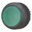 Illuminated pushbutton actuator, RMQ-Titan, Flush, momentary, green, Blank, Bezel: black thumbnail 2