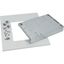 Mounting kit, for IZMX16, 3/4p, withdrawable unit, WxD=600x600mm, +door, grey thumbnail 2