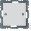 Blind plug centre plate, screw-on, S.1/B.3/B.7, p. white, matt, plasti thumbnail 3