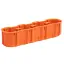 Flush mounted junction box M4x60DF MULTIWALL SLIM  orange thumbnail 1