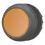 Illuminated pushbutton actuator, RMQ-Titan, Flush, maintained, orange, Blank, Bezel: black thumbnail 2