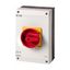 Main switch, P3, 100 A, surface mounting, 3 pole, 1 N/O, 1 N/C, Emergency switching off function, With red rotary handle and yellow locking ring, UL/C thumbnail 5