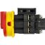 Main switch, P1, 32 A, flush mounting, 3 pole, 1 N/O, 1 N/C, Emergency switching off function, With red rotary handle and yellow locking ring, Lockabl thumbnail 9