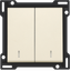 Finishing set with double lens for two-circuit switch, two-way switch thumbnail 3