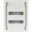 Hollow wall compact distribution board, 2-rows, super-slim sheet steel door thumbnail 3