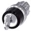 RONIS key-operated switch, 22 mm, round, metal, shiny, special lock, with 3SU1050-4BL01-0AA0-Z Y01 thumbnail 2