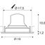 NUMINOS XL DL 37,4W 3300lm 3000K 20ø 1050mA LED black thumbnail 2