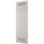 Front plate (section high), ventilated, W=600mm, IP31, grey thumbnail 1