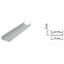 Aluminium profile LBF, L-2000mm W-19mm H-8mm thumbnail 3