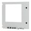 Front door for IZMX40, fixed, HxW=550x600mm, IP55, grey thumbnail 6