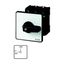 On-Off switch, P3, 100 A, rear mounting, 3 pole, 2 N/O, 2 N/C, with black thumb grip and front plate thumbnail 3