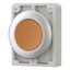 Illuminated pushbutton actuator, RMQ-Titan, Flat, momentary, orange, Blank, Metal bezel thumbnail 4