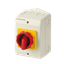 Load break switch COMO 3P 40A enclosed yellow/red handle thumbnail 1