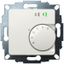 UP room controller, RAL9010 glossy 50x50, 5-30C, AC 24V, triac output, switchable 5 actuators each 3W, change-over input, TA 3.5K, LED displays thumbnail 1