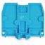 End plate with fixing flange M4 2.5 mm thick blue thumbnail 2