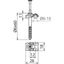 Conductor holder DEHNQUICK StSt with nail dowel 6x60mm for Rd 6-10mm thumbnail 2