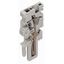 End module for 1-conductor female connector CAGE CLAMP® 4 mm² gray thumbnail 1