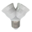 Lamp Holder Y-Type Adapter E27 White THORGEON thumbnail 1