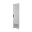 Cable connection area door, ventilated, for HxW = 2000 x 550 mm, IP31, grey thumbnail 5
