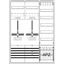 DA37CG Meter board, Field width: 3, Rows: 57, 1100 mm x 800 mm x 215 mm, Isolated (Class II), IP31 thumbnail 17